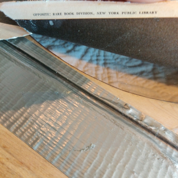 Vintage Cheyenne Native American Wolf Robe Photo In Handmade Wood Frame - Picture 10 of 12